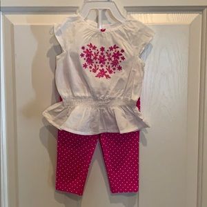 Baby blouse and leggings